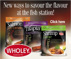 salmon tilapia shrimp